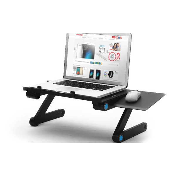 Tραπεζάκι - βάση για laptop με 2 ανεμιστήρες ψύξης και θέση mouse