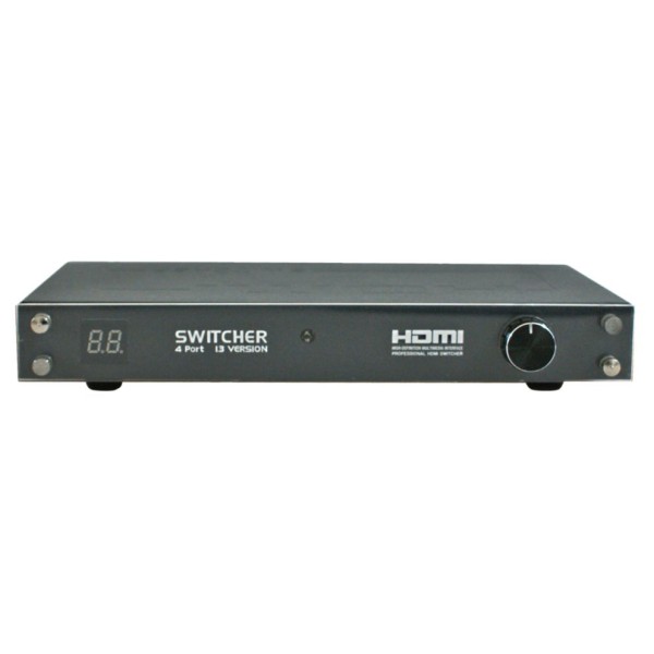 HDMI video switch από 4 σε 1 συσκευή + Remote Control