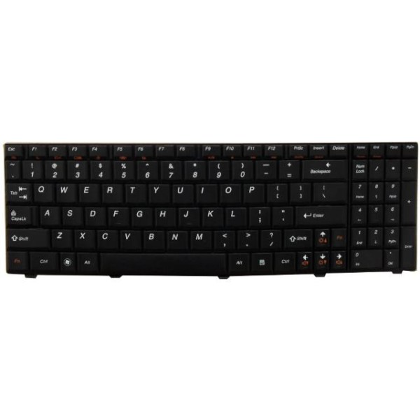 Πληκτρολόγιο για Laptop ΙBM Lenovo G560 G565 Series US Μαύρο