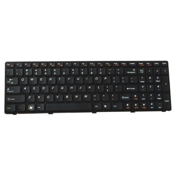 Πληκτρολόγιο για Laptop ΙBM Lenovo G575 G570 Series US Μαύρο