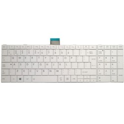 Πληκτρολόγιο για Laptop Toshiba Satellite C850 US WHITE