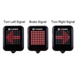 Πίσω φως ποδηλάτου (επαναφορτ.) με αυτόματη ένδειξη στροφής ανάλογα την κλήση του ποδηλ. + laser