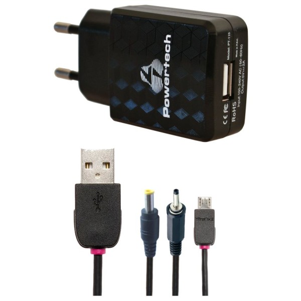 Φορτιστής Κινητών - Tablet 3in1 - 1 x USB 2.0V / 5v,2000Mah