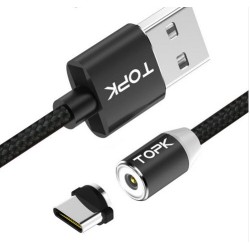 Καλώδιο Φόρτισης Μαγνητικό Type C φωτιζόμενο.