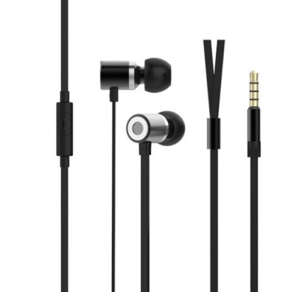 HandsFree Ακουστικά CELEBRA C6-GO, On-Off, Metal, Black