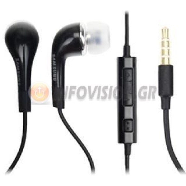 Ακουστικά Handsfree SAMSUNG EHS64AVFBE STEREO 3.5MM BLACK