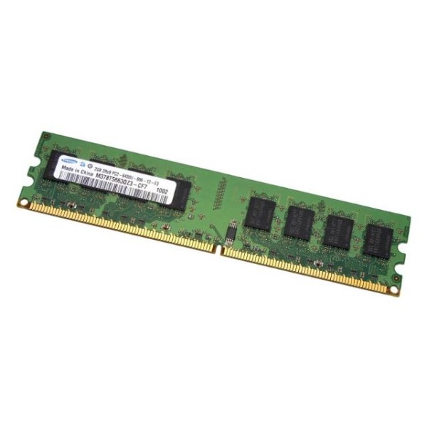 SAMSUNG μεταχ. RAM U-Dimm, DDR2, 2GB PC6400