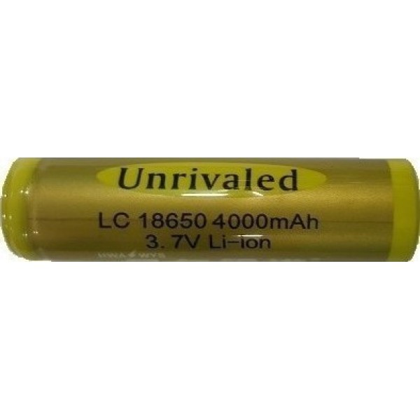 Επαναφορτιζόμενη μπαταρία 18650 Unrivaled 4000mAh oem