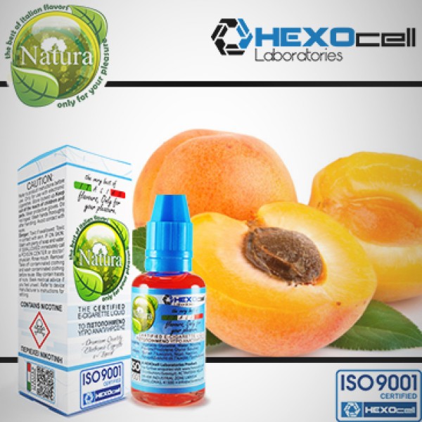 Βερύκοκο-Eliquid Hexocell 30ml