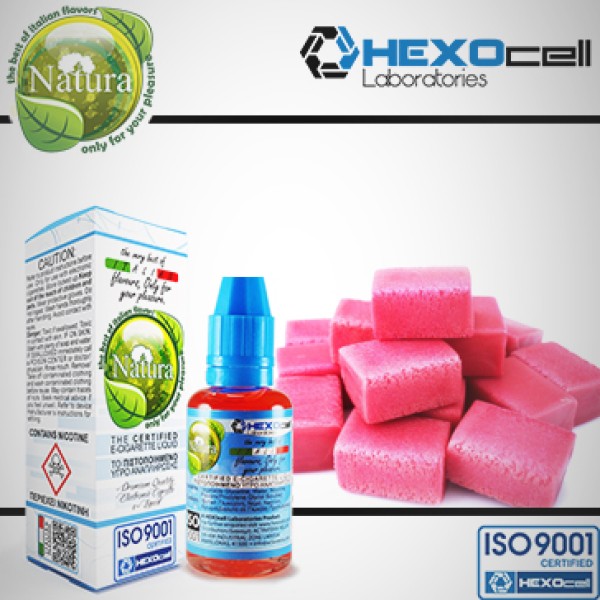 Τσιχλόφουσκα-Eliquid Hexocell 30ml