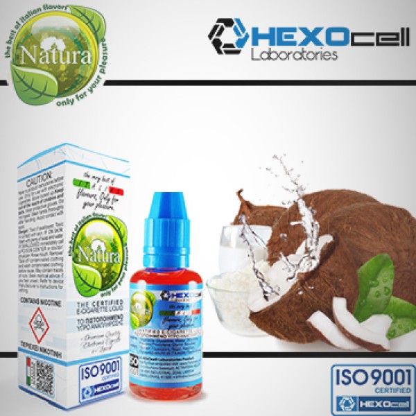 Καρύδα-Eliquid Hexocell 30ml